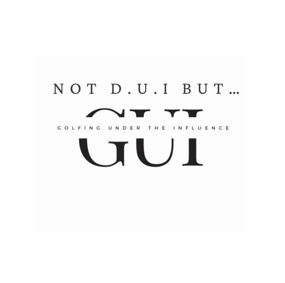 Black Heavy Weight GUI Tee's "Not DUI But GUI"