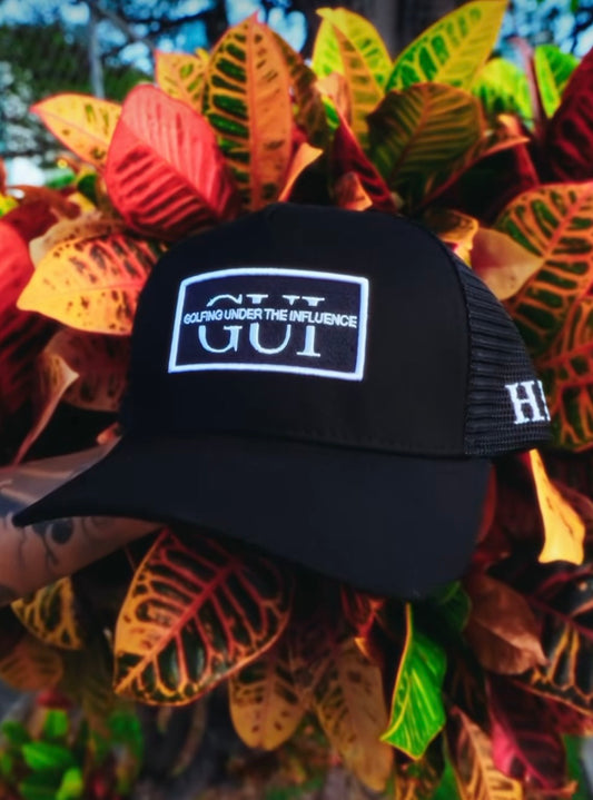 ALL BLACK GUI TRUCKER HAT
